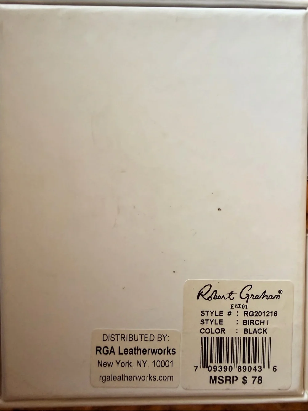 Robert Graham sleek black